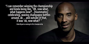 ... quotes and moments from Kobe Bryant's auto-documentary, 'Muse