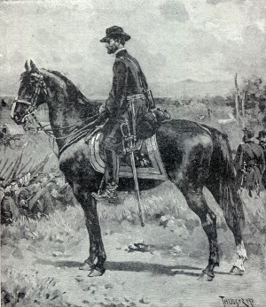 General William T. Sherman on Horseback