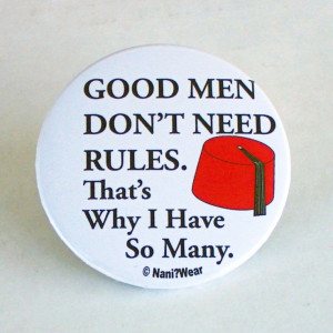 Doctor Who 11th Doctor Quotes 11th Doctor Who 2inch Button Good Men by ...