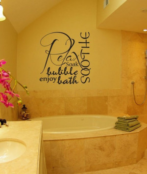 Relax-Soothe-Enjoy-Bubble-Bath-Tub-Bathroom-Quote-Vinyl-Wall-Decal ...