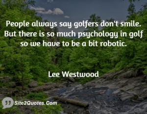 People always say golfers don 39 t smile But there is so much ...