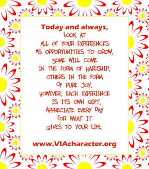It’s VIA Affirmation Monday! Our reminder to appreciate all of your ...