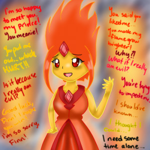 The Many Quotes of Flame Princess by SkyWarriorKirby