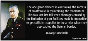 More George Marshall Quotes