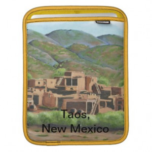 Taos Pueblo, New Mexico Sleeves For iPads