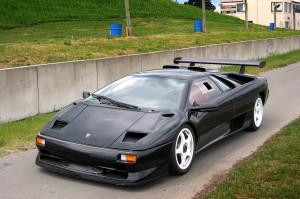 Black Lamborghini Diablo SV