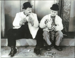 De traagheid van Laurel en Hardy