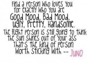 Juno Quote - The Right Person Pictures, Images and Photos