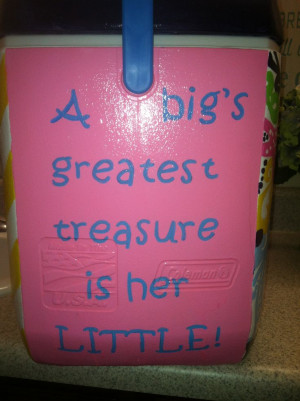 Alpha Xi Delta | painted cooler | Big Little | quote | TSMQuote