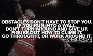 Michael Jordan Give Up Quote