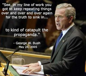 Listento audio clip of this Bushism