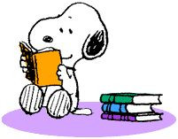 Snoopy Reading
