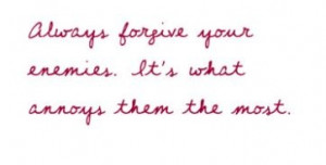 Kill 'em with kindness!!
