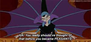 ... here’s one of my favorite lines from The Emperor’s New Groove