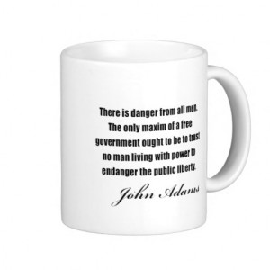 Political quotes by John Adams Coffee Mug