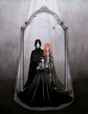 ... weasley severus snape lily evans albus dumbledore mirror of erised