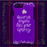 girly inspirational sparkle quote purple girly inspirational sparkle ...