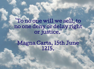 Magna Carta Symbol of Freedom Under Law
