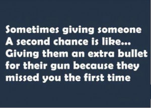 re share if you believe in second chance