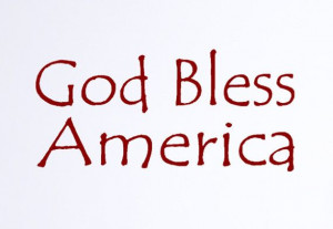 God Bless America decal vinyl lettering quote by HouseHoldWords, $5.00
