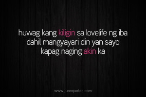 Posted under Tagalog quotes