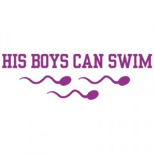 funny pregnancy his boys can swim