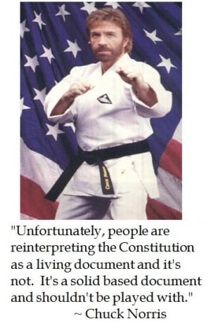 Chuck Norris on the Constitution