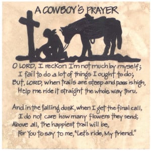 Cowboy's Prayer