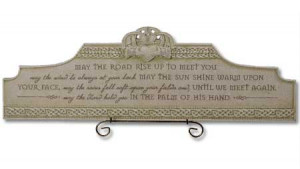 Irish Blessing Wall Plaque Findgiftcom