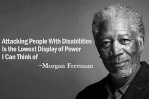 Attacking people with disabilities is the lowest display of power I ...