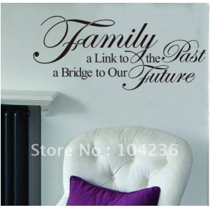 8025Family A Link/English Quote/Wall Art ZooYoo Wall Sticker Factory ...