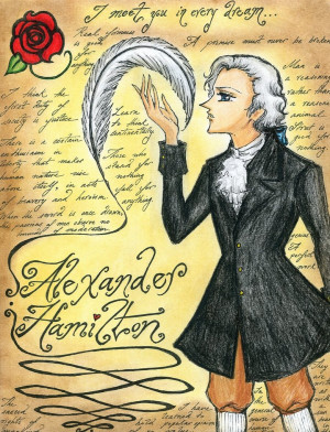 Pretty Alexander Hamilton by iheartmichaeljackson