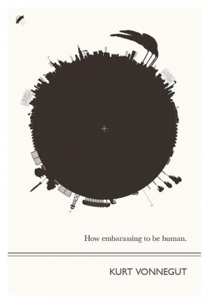 Kurt Vonnegut Art Prints Poster