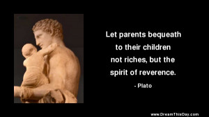Let parents bequeath to their children