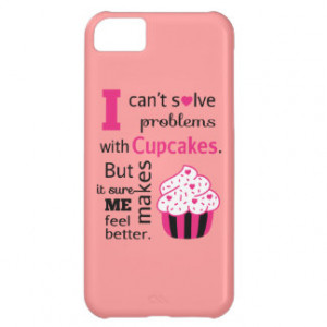 Cute Cupcake quote, Happiness iPhone 5C Cases