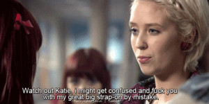 cute, emily, katie, quote, skins