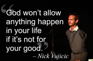 Top 10: the best quote of Nick Vujicic