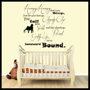 Bedroom, Nursery Wall Decals Word Quotes With Black Color On The Cream ...