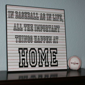 Cute Baseball Sign For A