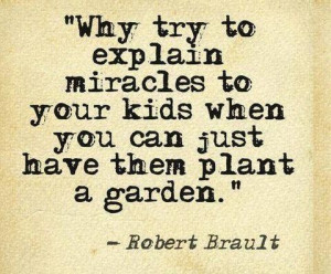 just plant a garden
