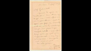 Giuseppe F. Verdi - Autograph Letter Signed 07/03/1892