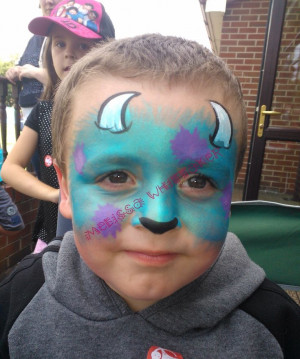 Monsters Inc Sully Face Paint Ideas
