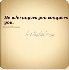... quote to keep in your thoughts... Don't let anyone conquer you. More