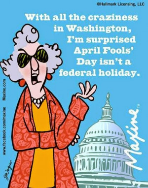 Maxine on April Fools' Day