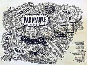 draw, hayley williams, music, paramore, photography, song, word cloud ...