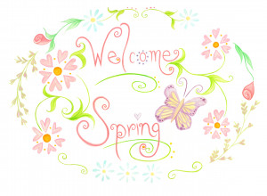 welcome spring signs welcome spring