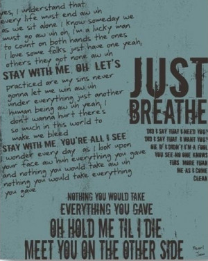 Just Breathe - Pearl Jam