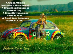 Great attitude becomes a great mood. .