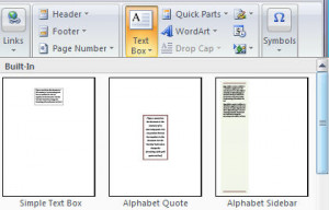 Click on the Text Box Icon and you’ll notice a drop down menu that ...