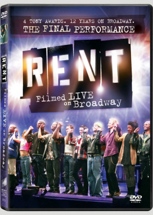 RENT: Filmed Live on Broadway (US - DVD R1 | BD RA)